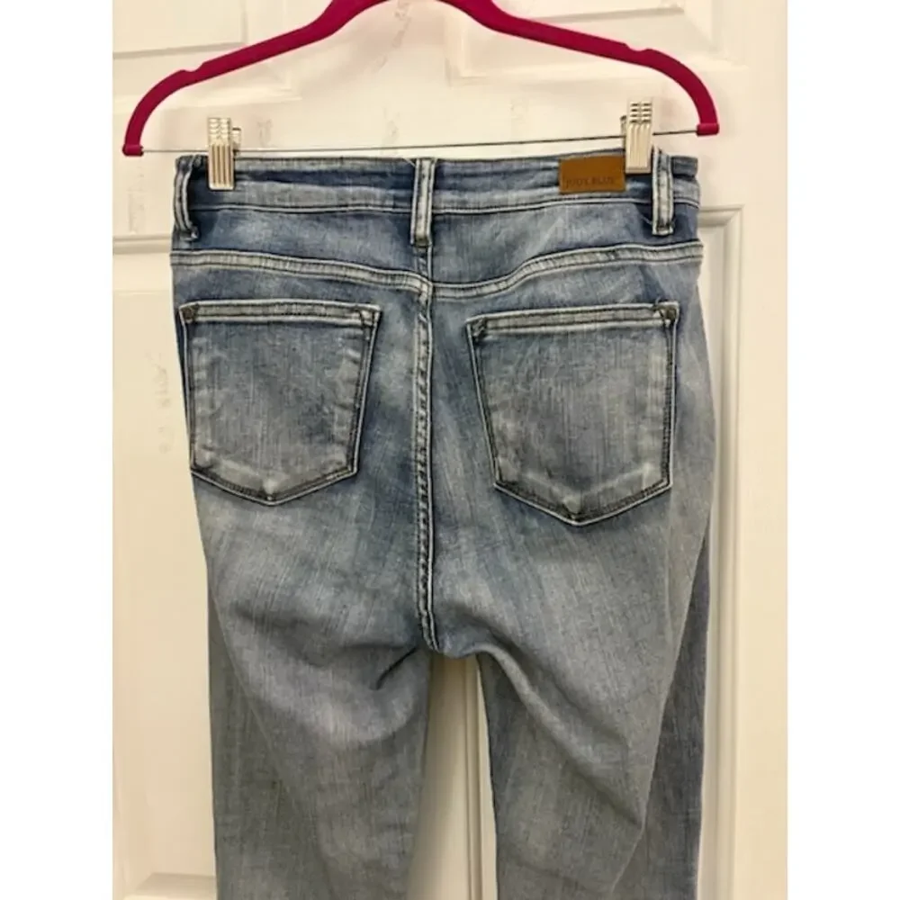 Judy Blue Skinny Jeans 7/28 Stretchy Comfort Boho Denim